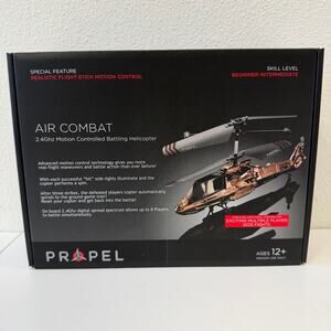 Propel Air Combat Helicopter 2.4 Ghz Flight Stick Motion Controlled Age 12+ NEW
